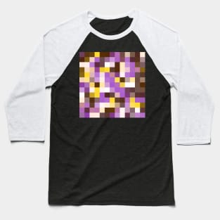 Pixels | Non-Binary Baseball T-Shirt
